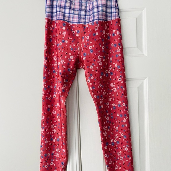 Anthropologie Floral Contrasting Leggings, Size M - Picture 5 of 6